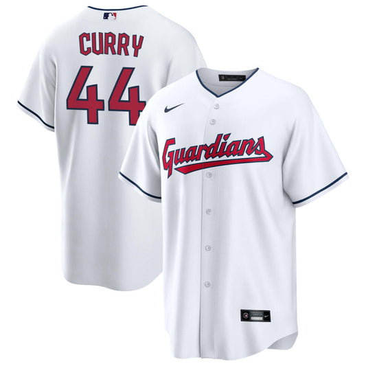 Xzavion Curry Cleveland Guardians Nike Replica Jersey - White