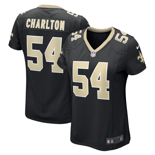 Taco Charlton New Orleans Saints Nike Women's Game Player Jersey - Black