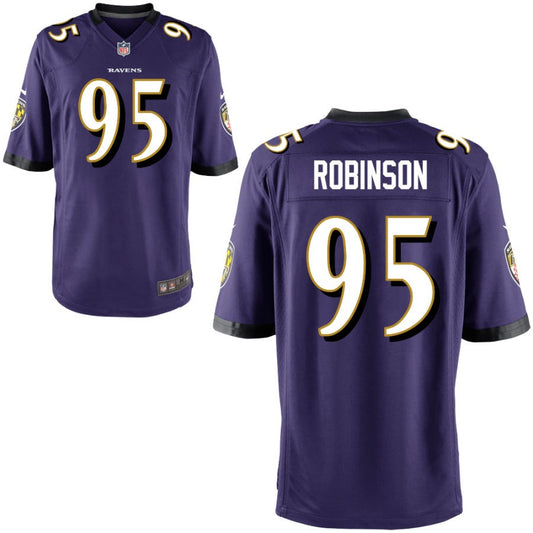 Tavius Robinson Baltimore Ravens Nike Youth Game Jersey - Purple