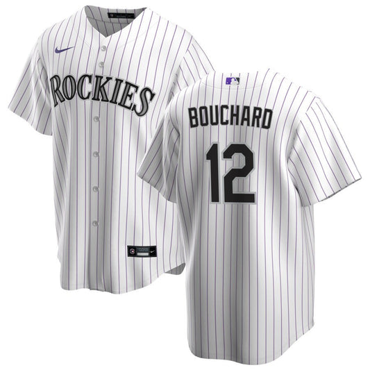 Sean Bouchard Colorado Rockies Nike Home Replica Jersey - White