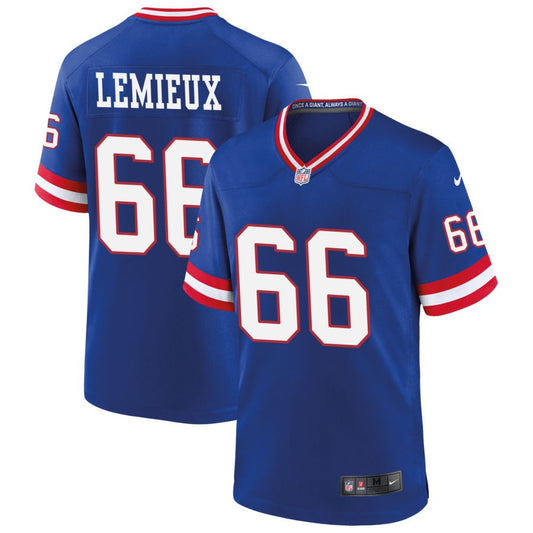 Shane Lemieux New York Giants Nike Classic Game Jersey - Royal