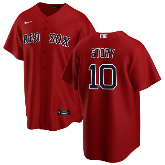 Trevor Story Boston Red Sox Nike Alternate Replica Jersey - Red