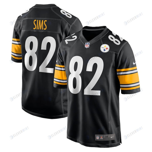 Steven Sims 82 Pittsburgh Steelers Men's Game Jersey - Black