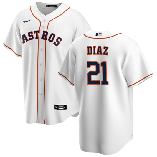 Yainer Diaz Houston Astros Nike Home Replica Jersey - White