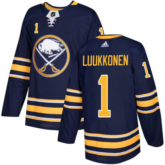 Ukko-Pekka Luukkonen Buffalo Sabres adidas Authentic Jersey - Navy