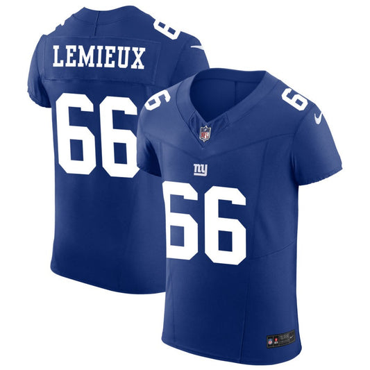 Shane Lemieux New York Giants Nike Vapor F.U.S.E. Elite Jersey - Royal