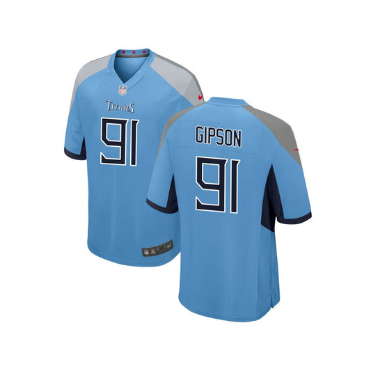 Trevis Gipson Tennessee Titans Nike Youth Alternate Game Jersey - Light Blue