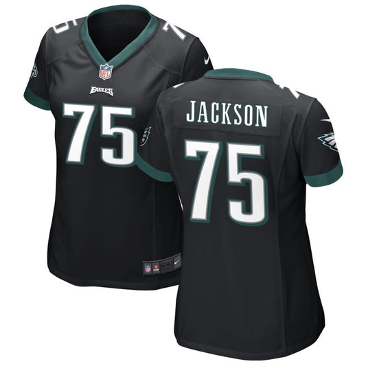 Tarron Jackson Philadelphia Eagles Nike Women's Alternate Game Jersey - Black