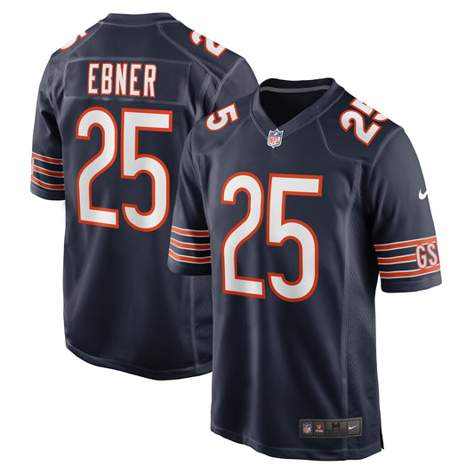 Trestan Ebner Chicago Bears Nike Game Player Jersey - Navy