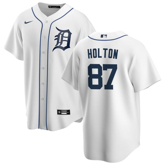 Tyler Holton Detroit Tigers Nike Youth Home Replica Jersey - White