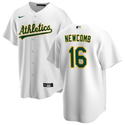 Sean Newcomb Oakland Athletics Nike Youth Home Replica Jersey - White