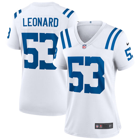 Shaquille Leonard Indianapolis Colts Nike Women's Game Player Jersey - White