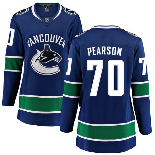 Tanner Pearson Vancouver Canucks Fanatics Branded Women's Home Breakaway Jersey - Blue