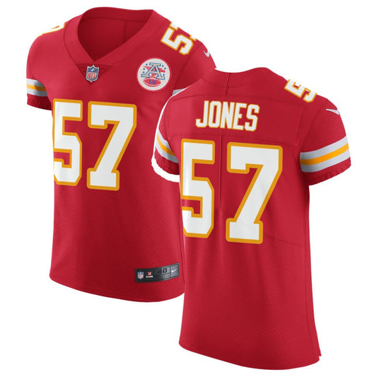 Truman Jones Kansas City Chiefs Nike Vapor Untouchable Elite Jersey - Red