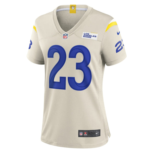 Women's Cam Akers Nike Rams Bone Game Jersey - Off White