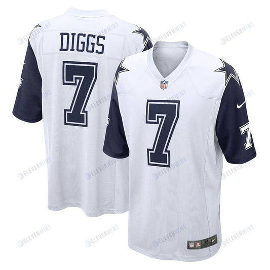 Trevon Diggs 7 Dallas Cowboys Alternate Game Jersey - White