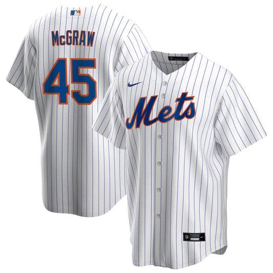 Tug McGraw New York Mets Nike Home RetiredReplica Jersey - White