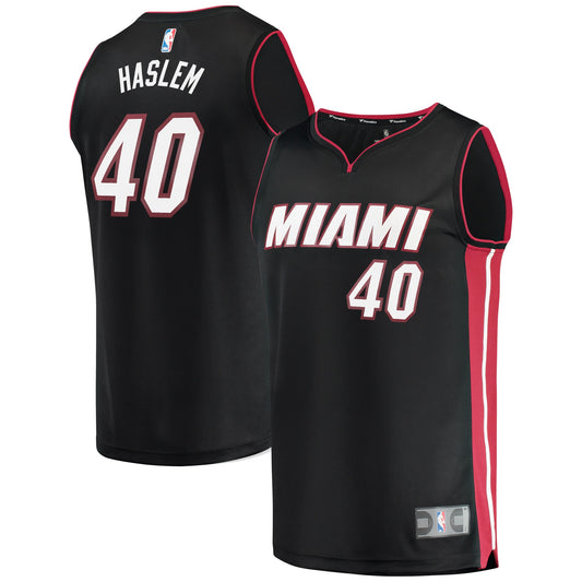 Udonis Haslem Miami Heat Fanatics Branded Fast Break Replica Player Jersey - Icon Edition - Black