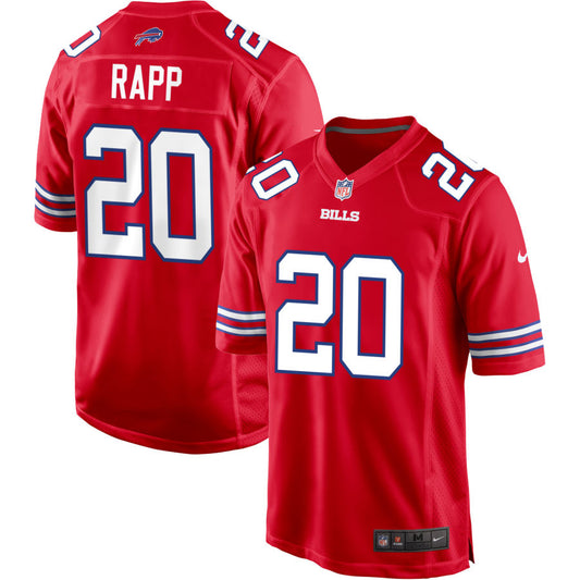 Taylor Rapp Buffalo Bills Nike Alternate Game Jersey - Red