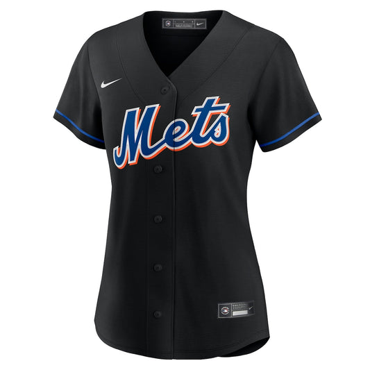 Women's  Nike Mets 2022 Alternate Replica Team Jersey - Black