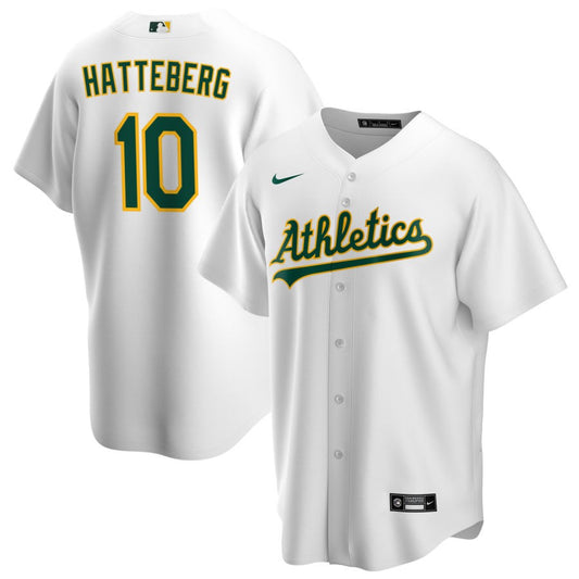 Scott Hatteberg Oakland Athletics Nike Home RetiredReplica Jersey - White