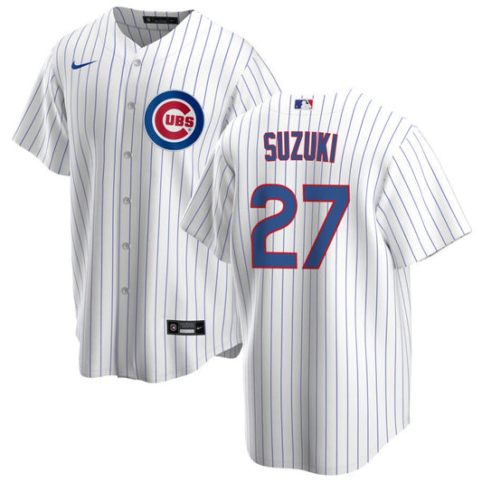 Seiya Suzuki Chicago Cubs Nike Home Replica Jersey - White