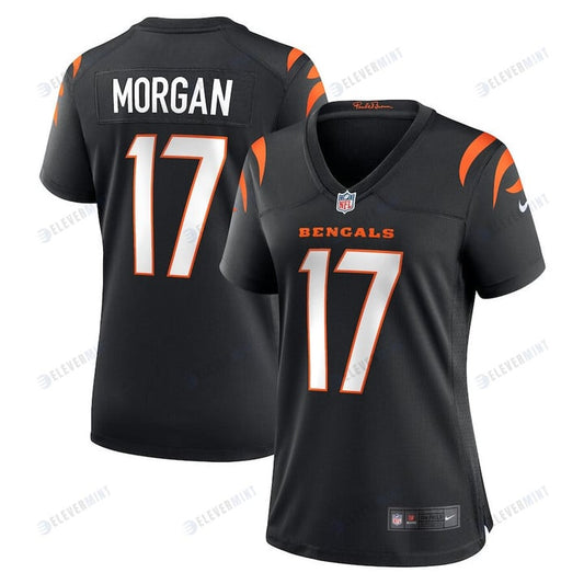 Stanley Morgan 17 Cincinnati Bengals Women's Game Jersey - Black