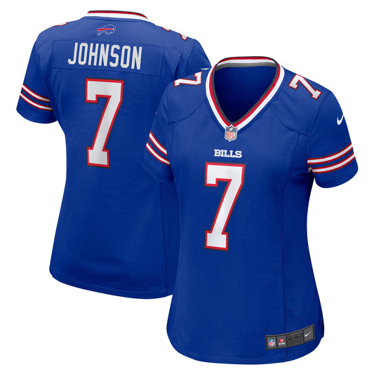 Taron Johnson Buffalo Bills Nike Women's Game Player Jersey - Royal