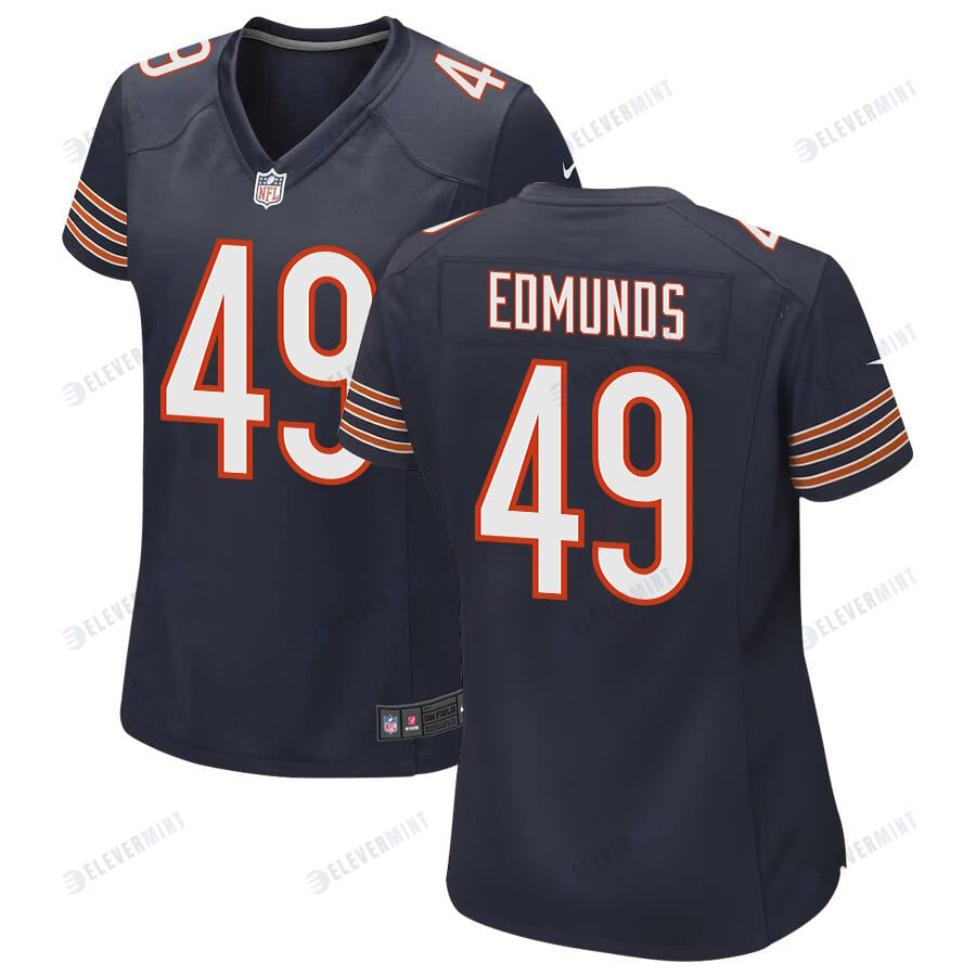 Tremaine Edmunds 49 Chicago Bears Women Game Jersey - Navy