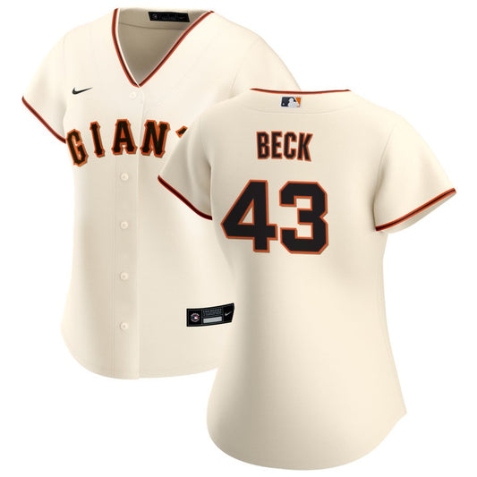 Tristan Beck San Francisco Giants Nike Women's Home Replica Jersey - Cream