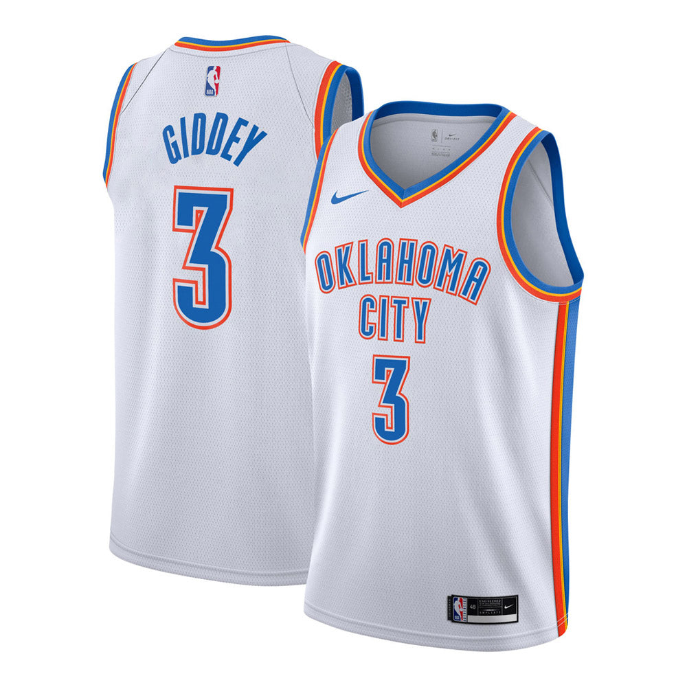 Youth Oklahoma City Thunder Josh Giddey Association Jersey - White