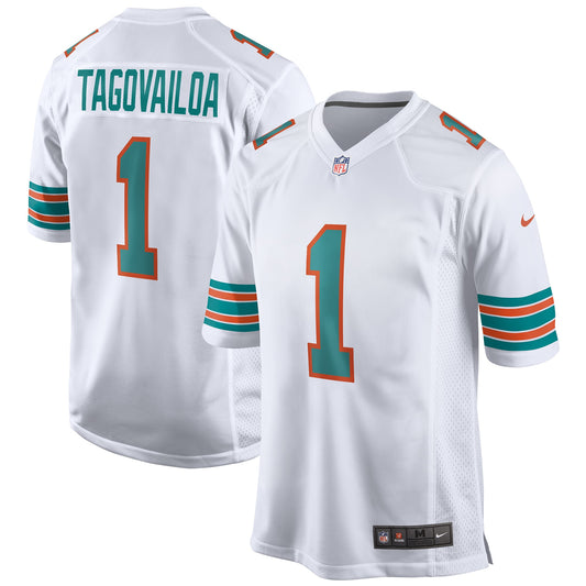 Tua Tagovailoa Miami Dolphins Nike 2nd Alternate Game Jersey - White