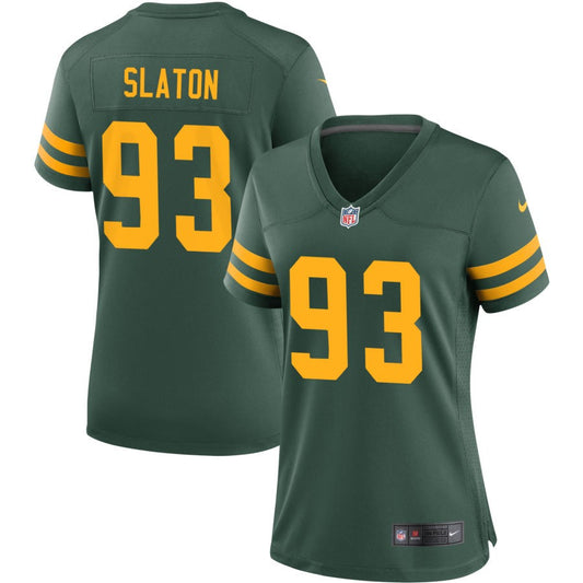 T.J. Slaton Green Bay Packers Nike Women's Alternate Jersey - Green