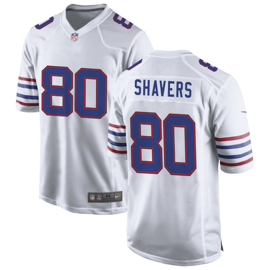 Tyrell Shavers Buffalo Bills Nike Alternate Game Jersey - White