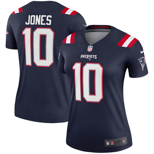 Women's New England Patriots Mac Jones Legend Jersey Navy