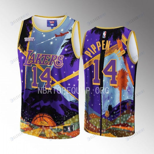 Scotty Pippen Jr. 14 Los Angeles Lakers NBA & KidSuper Studios Unisex Hometown Jersey