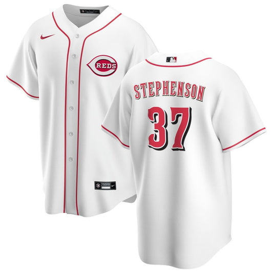 Tyler Stephenson Cincinnati Reds Nike Home Replica Jersey - White