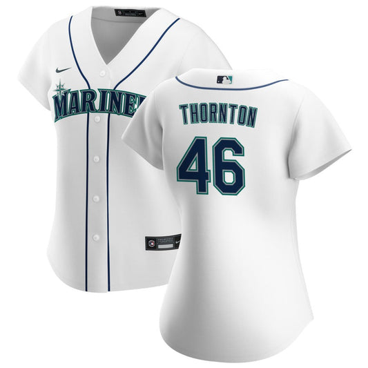 Trent Thornton Seattle Mariners Nike Women's Home Replica Jersey - White