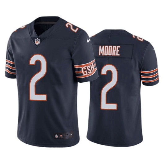 Youth Chicago Bears DJ Moore Vapor Jersey - Navy