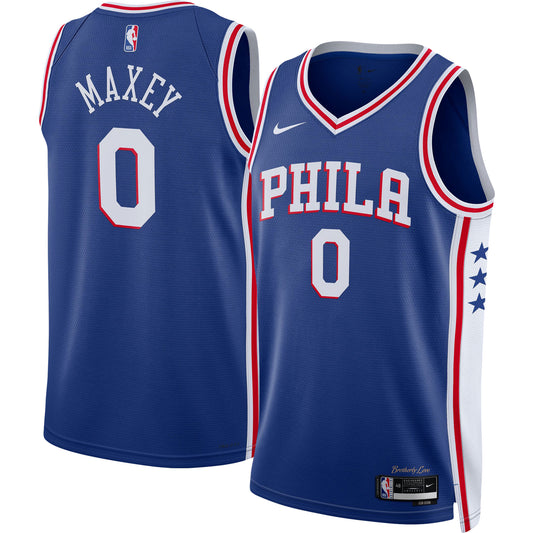 Tyrese Maxey Philadelphia 76ers Nike Unisex Swingman Jersey - Association Edition - Royal