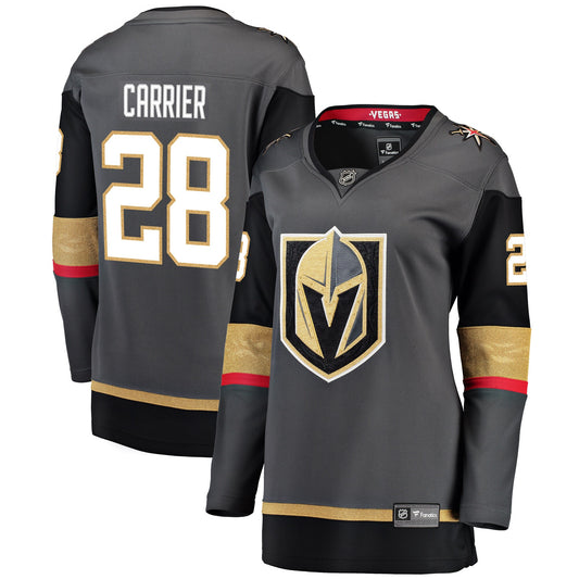 William Carrier Vegas Golden Knights Fanatics Branded Women's Alternate Breakaway Player Jersey - Gray