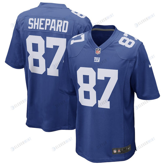 Sterling Shepard 87 New York Giants Men Game Jersey - Royal