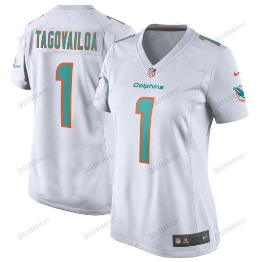 Tua Tagovailoa Miami Dolphins Women's Game Jersey - White Jersey