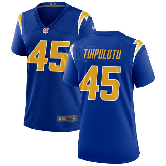 Tuli Tuipulotu Los Angeles Chargers Nike Women's Alternate Game Jersey - Royal