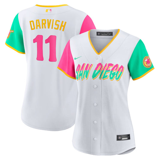 Yu Darvish San Diego Padres Nike Women's 2022 City Connect Replica Player Jersey - White