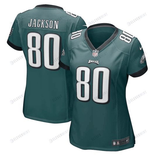 Tyree Jackson 80 Philadelphia Eagles Women's Game Jersey - Midnight Green