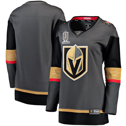 Vegas Golden Knights Fanatics Branded Women's 2023 Stanley Cup Champions Alternate Breakaway Jersey - Black