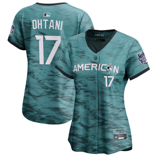 Shohei Ohtani  American League Nike Women's 2023 MLB All-Star Game Pick-A-Player Limited Jersey - Teal