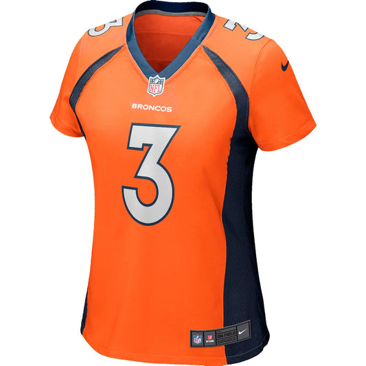 Women's Drew Lock Nike Broncos Game Jersey - Orange