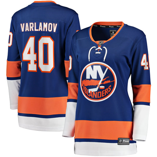 Semyon Varlamov New York Islanders Fanatics Branded Women's Home Breakaway Jersey - Royal